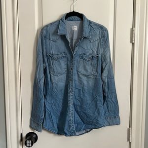 Gap Maternity Western-style denim shirt